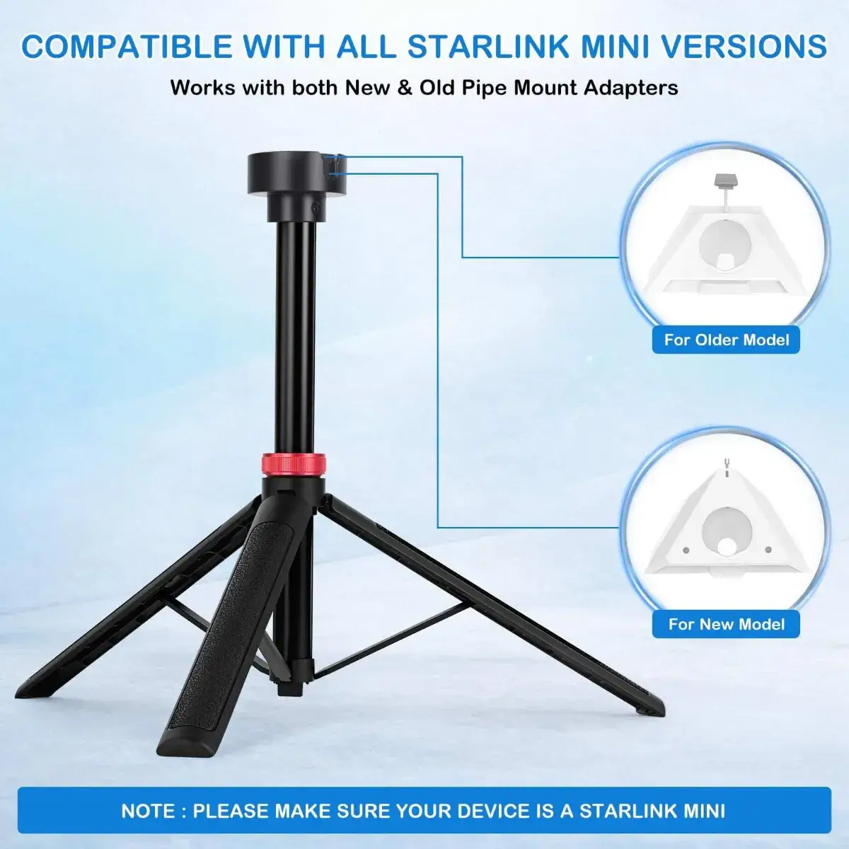 Ultra-Stable Low-Profile Starlink Mini Tripod Ground Mount - Image 2